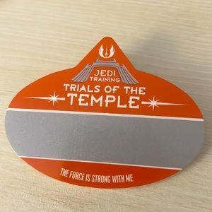 Star Wars Jedi Trials of the Temple Name Badge